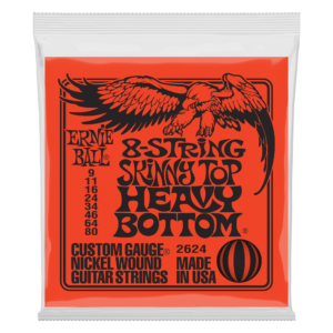 Skinny Top Heavy Bottom Slinky 8-String Electric Guitar Strings – 9-80 Gauge