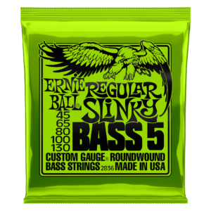Regular Slinky 5-String Nickel Wound Electric Bass Strings - 45-130 Gauge