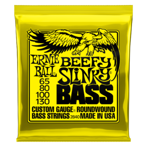 Beefy Slinky Nickel Wound Electric Bass Strings - 65-130 Gauge