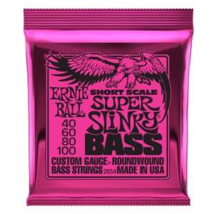 Super Slinky Nickel Wound Short Scale Bass Strings - 40-100 Gauge