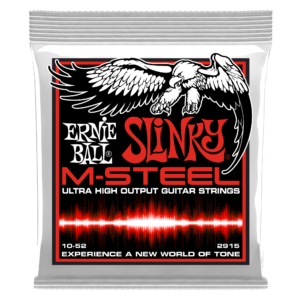 Skinny Top Heavy Bottom Slinky M-Steel Electric Guitar Strings - 10-52 Gauge