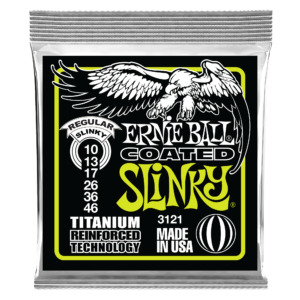 Regular Slinky Coated Titanium RPS Electric Guitar Strings - 10-46 Gauge