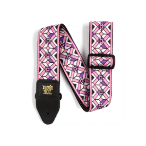 Ernie Ball Kaleidoscope Pink Jacquard Strap