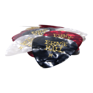 Medium Assorted Color Pearloid Cellulose Picks bag of 24