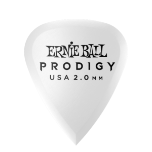 2.0mm White Standard Prodigy Picks 6-Pack