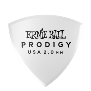 Ernie Ball 2.0mm White Shield Prodigy Picks 6-pack