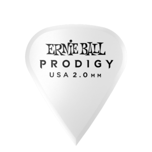 Ernie Ball 2.0mm White Sharp Prodigy Picks 6-pack