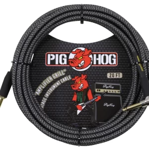Pig Hog "Amplifier Grill" Instrument Cable, 20ft. Right Angle