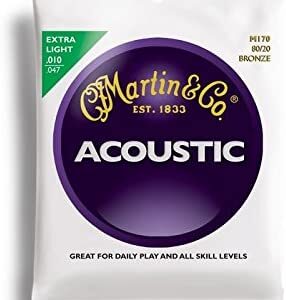 Martin Original M170 80/20 Bronze Acoustic Guitar Strings - Extra Light