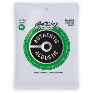 Martin MA530S Authentic Acoustic Marquis 92/8 Phosphor Bronze Extra Light Guitar Strings